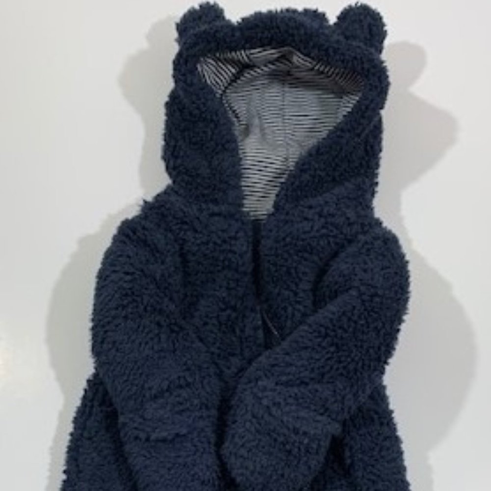 Carter's Navy Blue Newborn Coat Size Newborn Excellent Condition